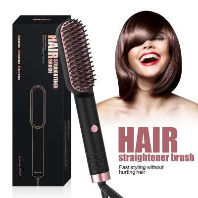 Electric Beard Brush Quick Heated Hair Straightening Hot Comb Beard Straightener for Men