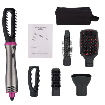 5 in 1 One Step Hair Dryer and Volumizer Ceramic Blow Dryer Brush 5 in 1 Hot Air Brush Set Hair Dryer Brush