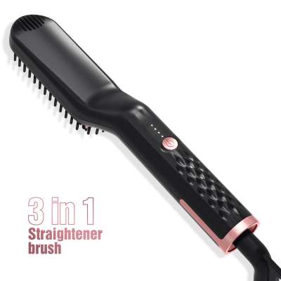 Portable Heated Beard Comb Fast PTC Heater Beard Straightener For Men Beard Straightener Brush